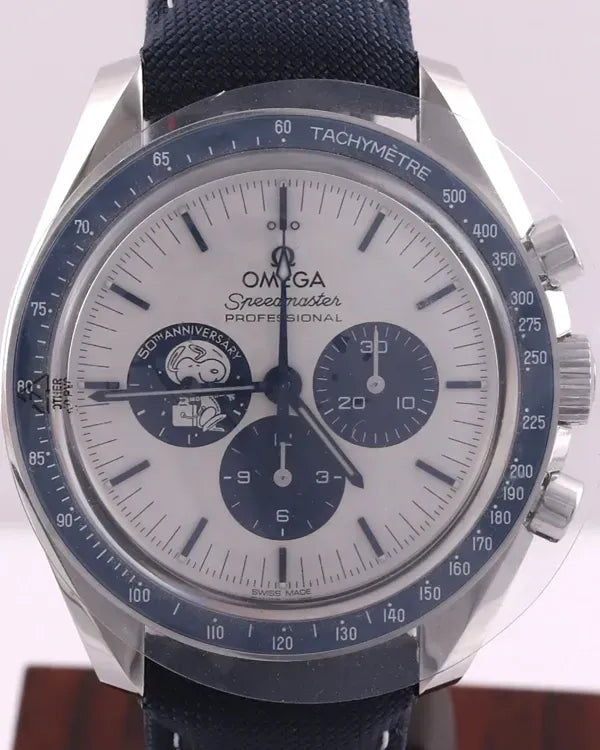 2024 Omega Speedmaster Anniversary Series “Silver Snoopy Award” 42MM Silver Dial Textile Strap (310.32.42.50.02.001)