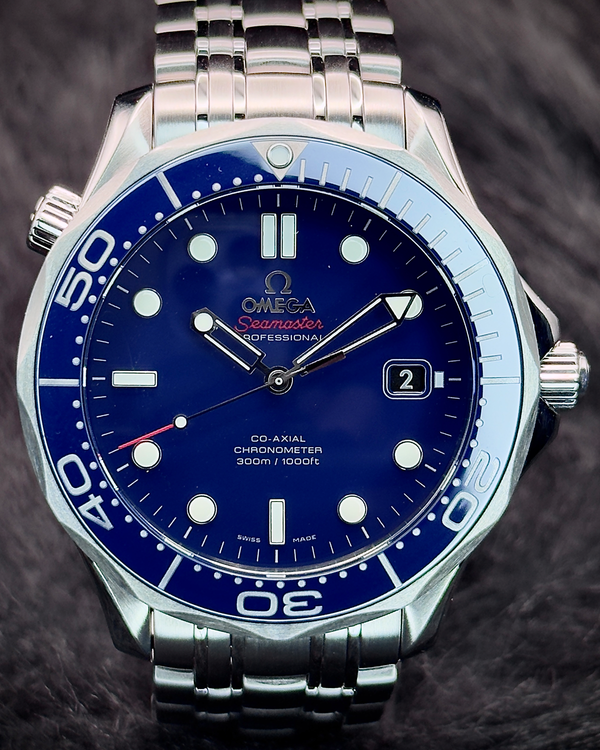 2021 Omega Seamaster Diver 300M 41MM Blue Dial Steel Bracelet (212.30.41.20.03.001)