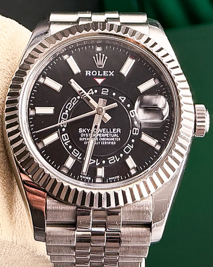 2021 Rolex Sky-Dweller 42MM Black Dial Jubilee Bracelet (326934)