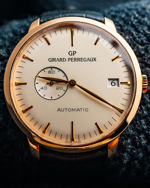 2023 Girard Perregaux 1966 Small Seconds 41MM Silver Dial Leather Strap (49543-52-131-BKBA)
