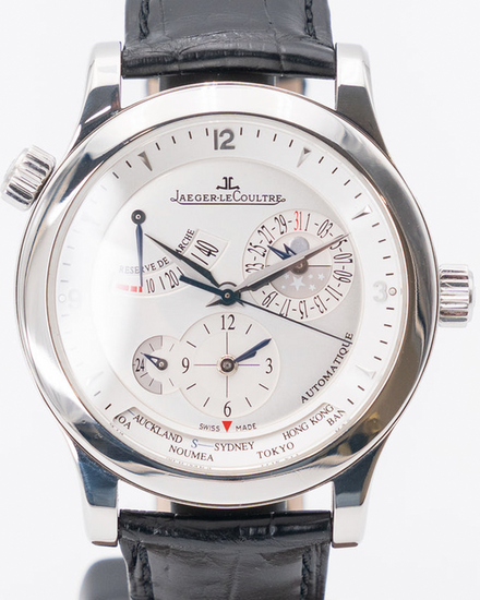 Jaeger-LeCoultre Master Geographic 42MM White Dial Leather Strap (Q1508420)