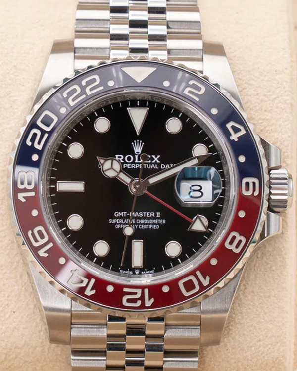 2020 Rolex GMT-Master II "Pepsi" 40MM Black Dial Jubilee Bracelet (126710BLRO)