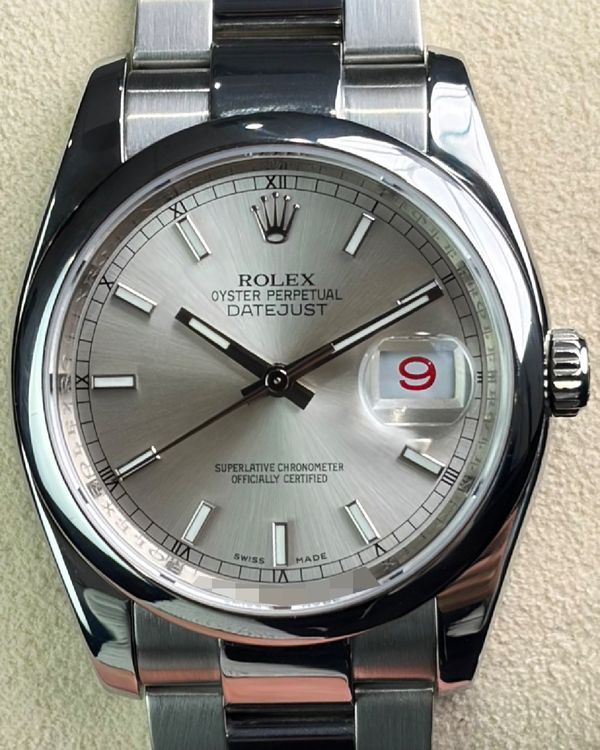 Rolex Datejust 36MM Silver Dial Oyster Bracelet (116200)