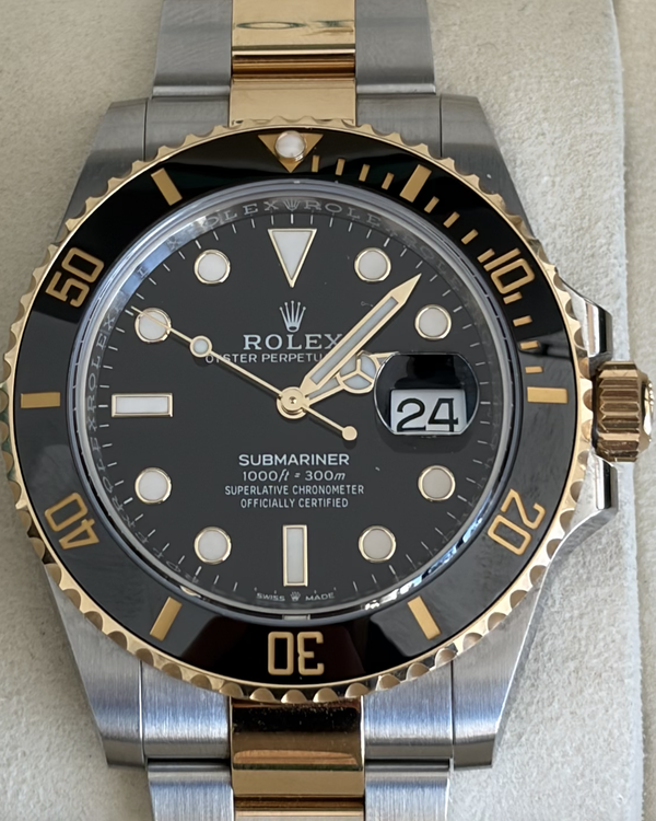 2025 Rolex Submariner Date 41MM Black Dial Two-Tone Oyster Bracelet (126613LN)