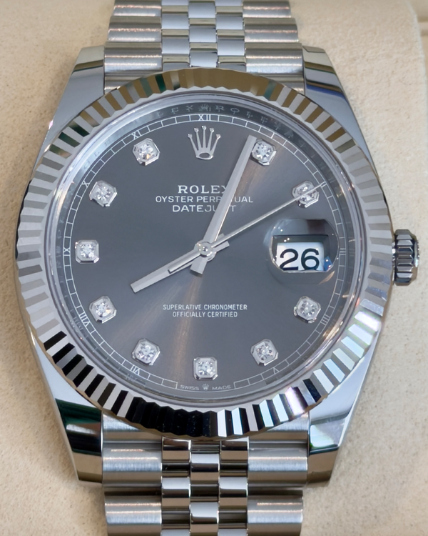 2026 Rolex Datejust 41MM Rhodium Dial Jubilee Bracelet (126334)