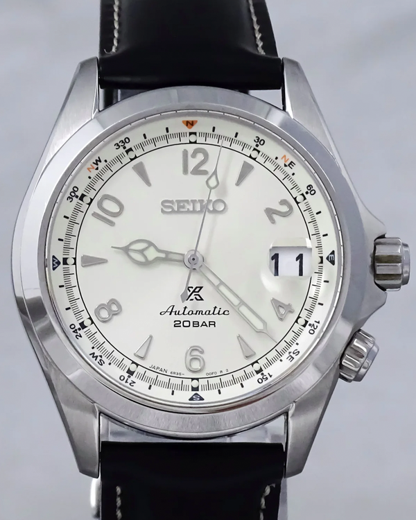 2020 Seiko Prospex Alpinist 39.5MM White Dial Leather Strap (SPB119J1)