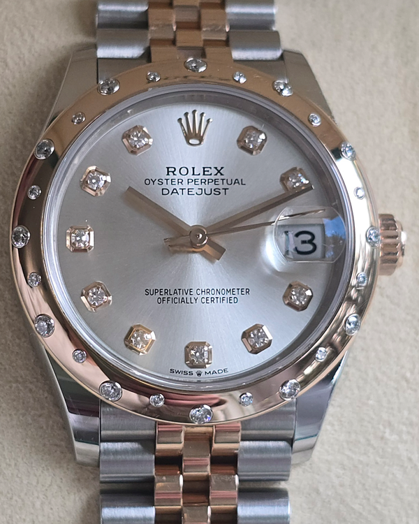 2022 Rolex Datejust 31MM Silver Dial Two-Tone Jubilee Bracelet (278341RBR)