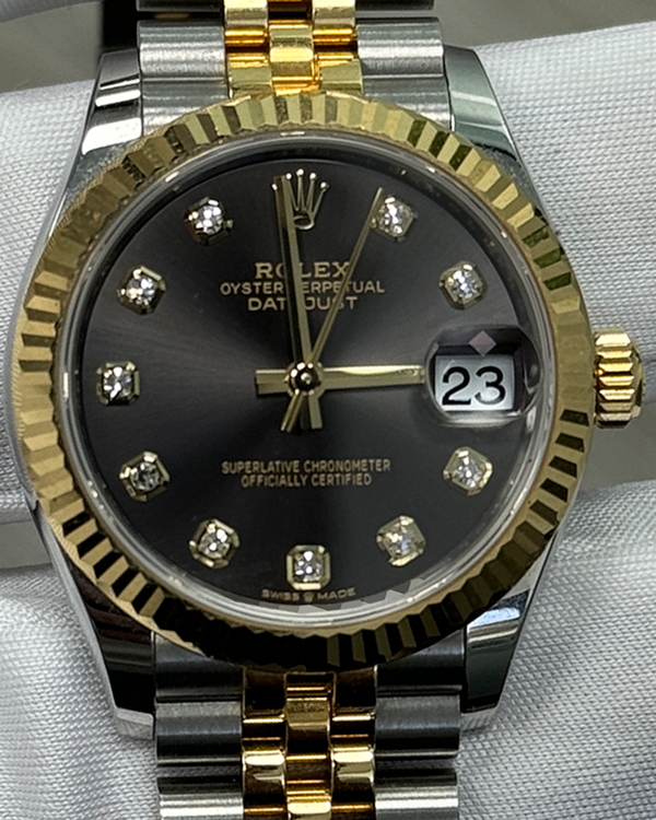 2021 Rolex Datejust 31MM Grey Dial Two-Tone Jubilee Bracelet (278273)