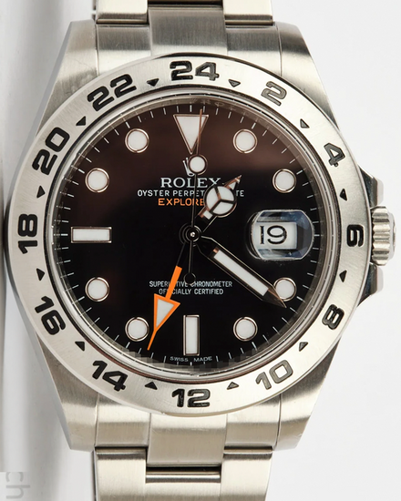 2012 Rolex Explorer II 42MM Black Dial Oyster Bracelet (216570)