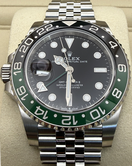 2026 Rolex GMT-Master II "Sprite" 40MM Black Dial Jubilee Bracelet (126720VTNR)