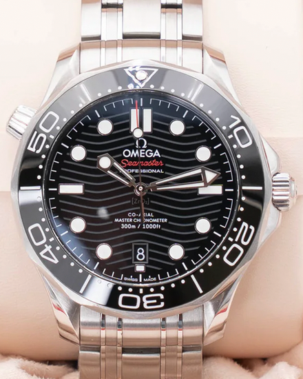 2023 Omega Seamaster Diver 300M 42MM Black Dial Steel Bracelet (210.30.42.20.01.001)