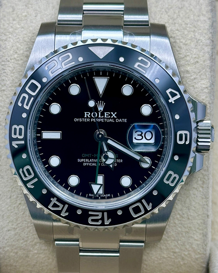 2018 Rolex GMT-Master II 40MM Black Dial Oyster Bracelet (116710LN)