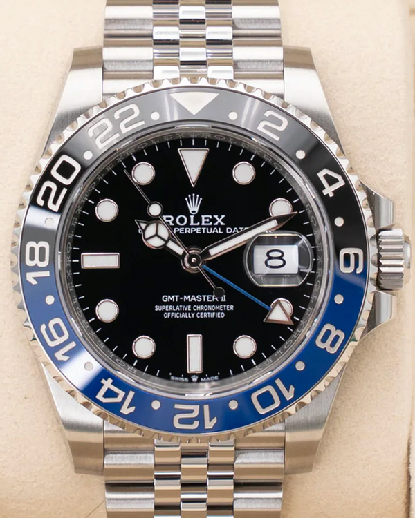 2025 Rolex GMT-Master II "Batgirl" 40MM Black Dial Jubilee Bracelet (126710BLNR)