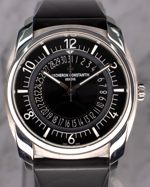 2017 Vacheron Constantin Quai De I'lle 41MM Black Dial Rubber Strap (4500S/000A-B196)