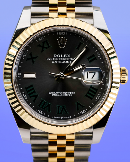 2025 Rolex Datejust "Wimbledon" 41MM Slate Dial Two-Tone Jubilee Bracelet (126333)