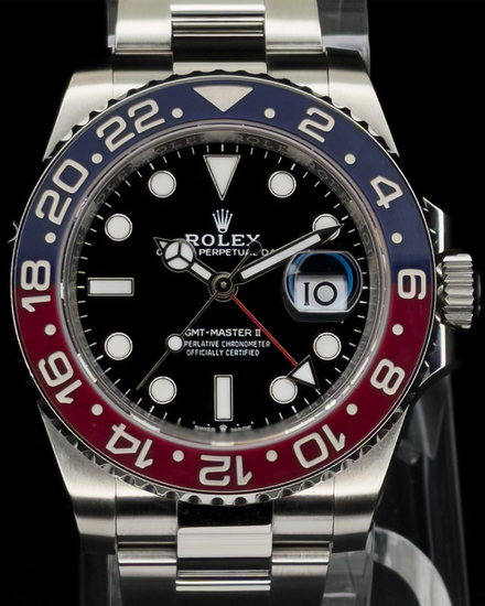2025 Rolex GMT-Master II "Pepsi" 40MM Black Dial Oyster Bracelet (126710BLRO)