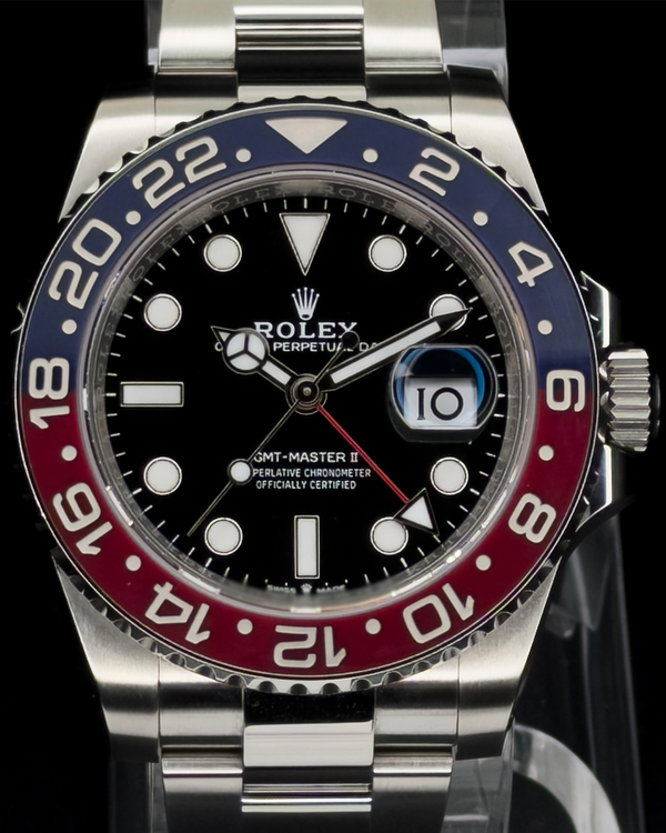 2025 Rolex GMT-Master II "Pepsi" 40MM Black Dial Oyster Bracelet (126710BLRO)