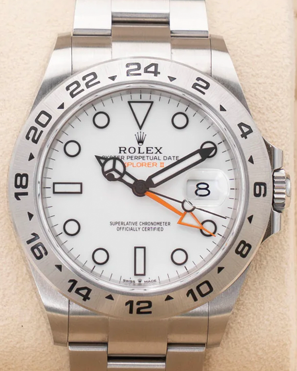 2025 Rolex Explorer II "Polar" 42MM White Dial Oyster Bracelet (226570)