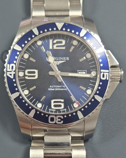 2025 Longines HydroConquest 44MM Blue Dial Steel Bracelet (L3.841.4.96.6)