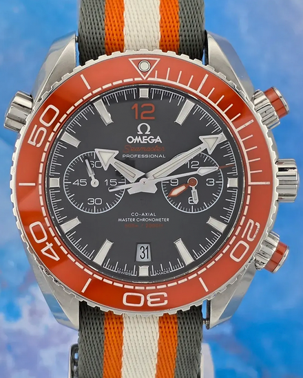 2020 Omega Seamaster Planet Ocean 600M 45.5MM Grey Dial Textile Strap (215.32.46.51.99.001)