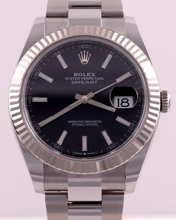 2024 Rolex Datejust 41MM Black Dial Oyster Bracelet (126334)