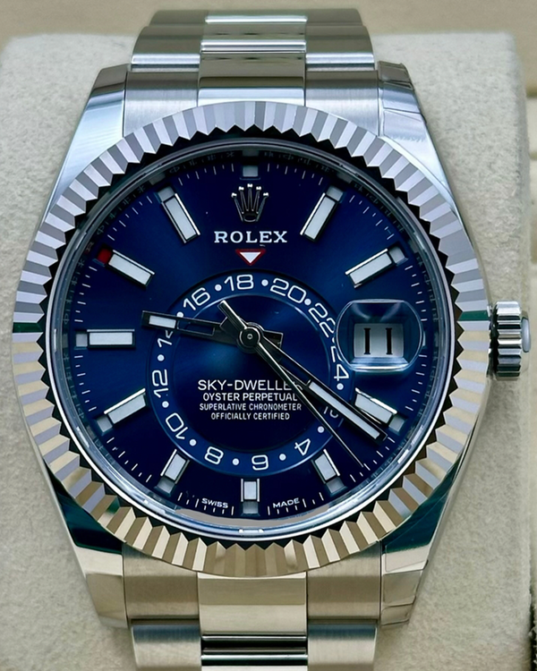 2019 Rolex Sky-Dweller 42MM Blue Dial Oyster Bracelet (326934)