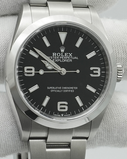 2022 Rolex Explorer 36MM Black Dial Oyster Bracelet (124270)