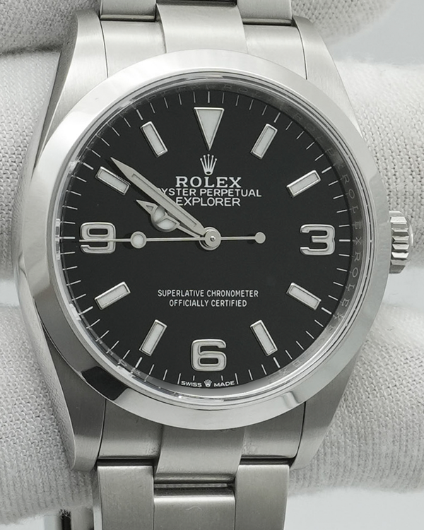 2022 Rolex Explorer 36MM Black Dial Oyster Bracelet (124270)