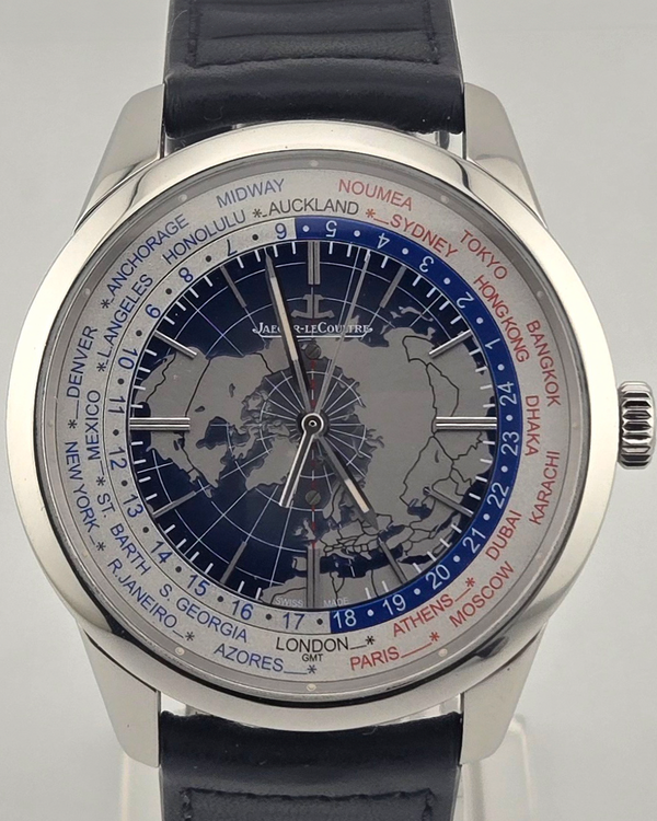 2016 Jaeger-LeCoultre Geophysic Universal Time 41.6MM Blue Dial Leather Strap (Q8108420)