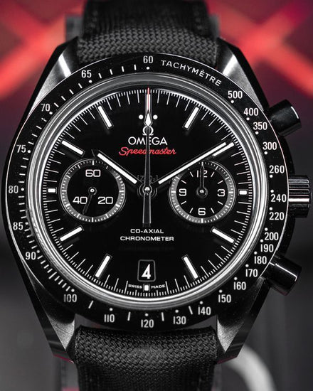 No Reserve - 2015 Omega Speedmaster Dark Side of the Moon 44.25MM Black Dial Textile Strap (311.92.44.51.01.003)