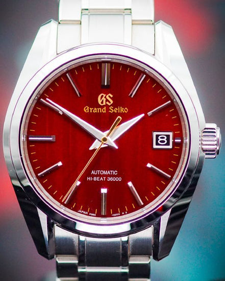 2019 Grand Seiko Heritage "Autumn Red" L.E. 39.5MM Red Dial Steel Bracelet (SBGH269)