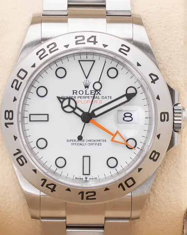2022 Rolex Explorer II "Polar" 42MM White Dial Oyster Bracelet (226570)