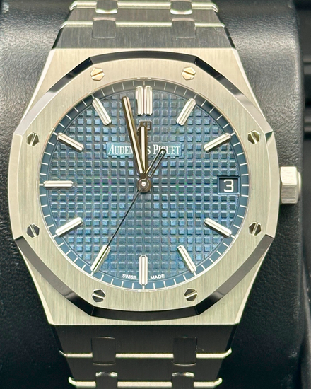 2022 Audemars Piguet Royal Oak 41MM Blue Dial Steel Bracelet (15510ST.OO.1320ST.06)
