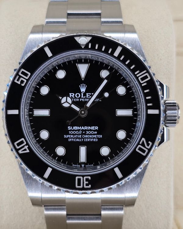 2025 Rolex Submariner No-Date 41MM Black Dial Oyster Bracelet (124060)