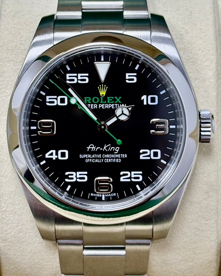Rolex Air-King 40MM Black Dial Oyster Bracelet (116900)