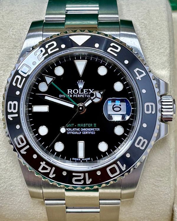 Rolex GMT-Master II 40MM Black Dial Oyster Bracelet (116710LN)
