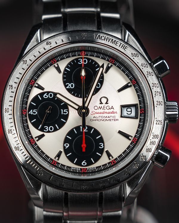 No Reserve - Omega Speedmaster Day-Date 40MM Silver Dial Steel Bracelet (3211.31.00)