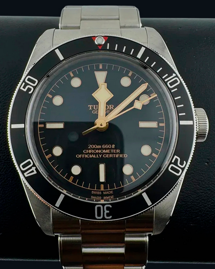 2023 Tudor Black Bay Heritage 41MM Black Dial Steel Bracelet (79230N)