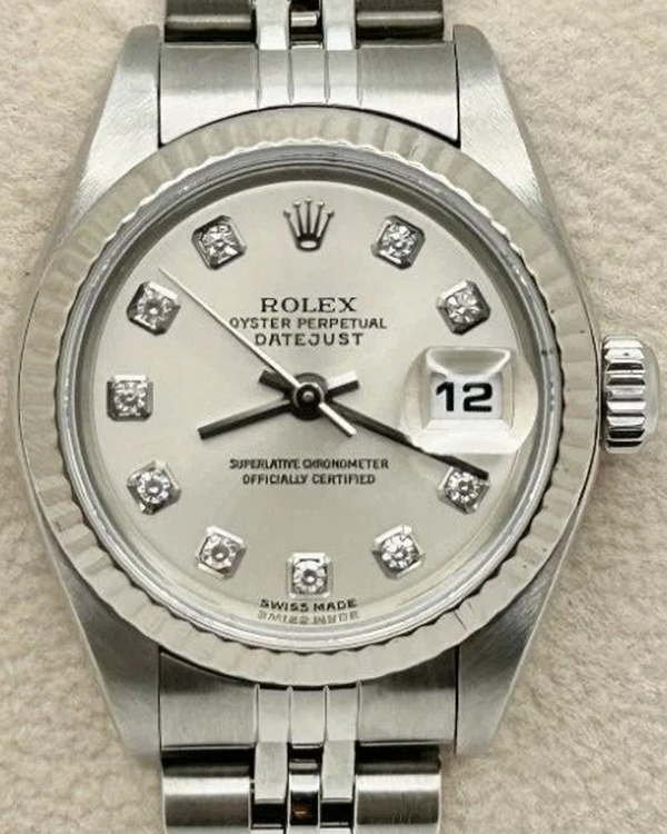 Rolex Lady-Datejust 26MM Silver Dial Jubilee Bracelet (79174)