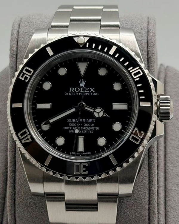 Rolex Submariner No-Date 40MM Black Dial Oyster Bracelet (114060)
