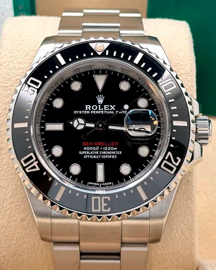 2018 Rolex Sea-Dweller "Red" "50th Anniversary Edition" 43MM Black Dial Oyster Bracelet (126600)