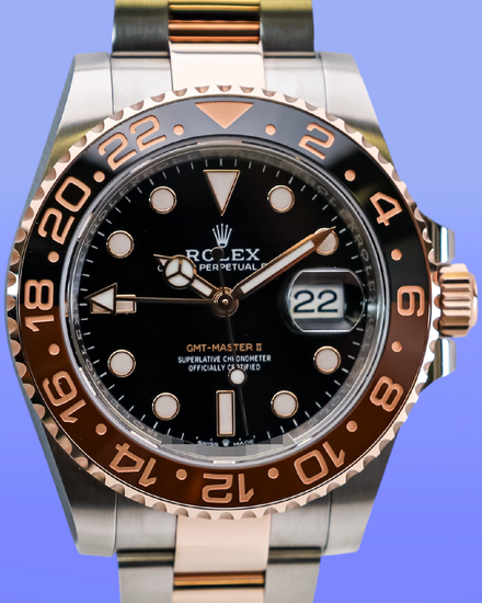 2026 Rolex GMT-Master II "Rootbeer" 40MM Black Dial Two-Tone Oyster Bracelet (126711CHNR)