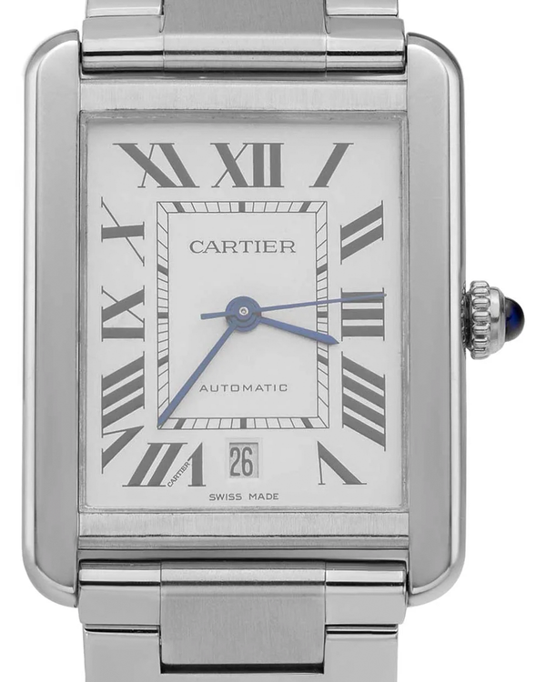 Cartier Tank Solo XL 31MM Silver Dial Steel Bracelet (W5200028)