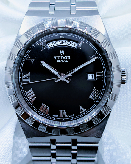 2022 Tudor Royal 41MM Black Dial Steel Bracelet (28600)