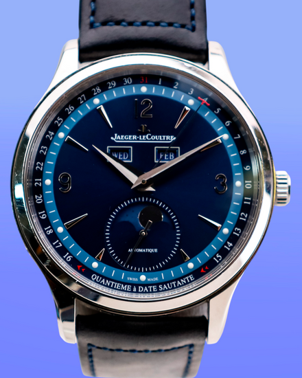 Jaeger-LeCoultre Master Calendar 40MM Blue Dial Leather Strap (Q4148480)