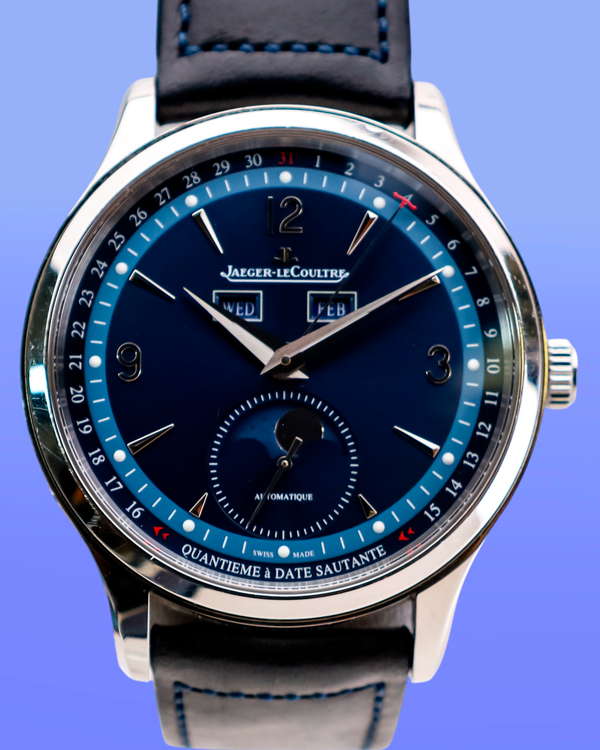 Jaeger-LeCoultre Master Calendar 40MM Blue Dial Leather Strap (Q4148480)