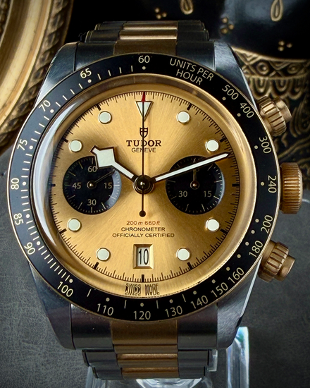 2022 Tudor Black Bay Chrono S&G 41MM Champagne Dial Two-Tone Bracelet (79363N)
