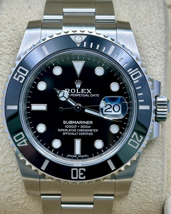 2020 Rolex Submariner Date 40MM Black Dial Oyster Bracelet (116610LN)