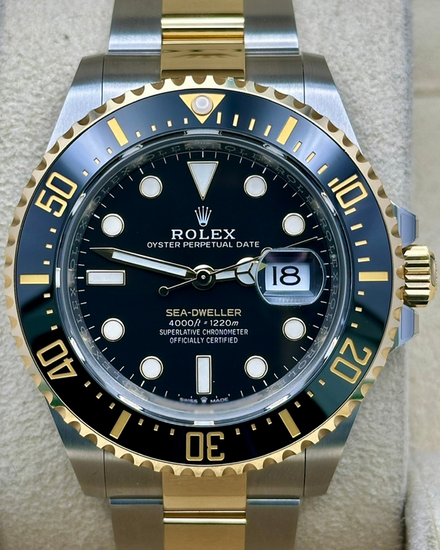 2022 Rolex Sea-Dweller 43MM Black Dial Two-Tone Oyster Bracelet (126603)
