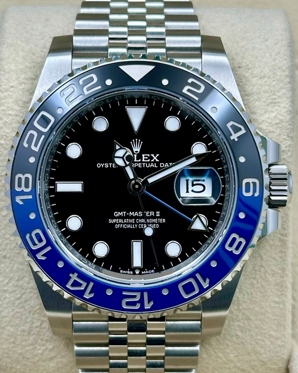 2024 Rolex GMT-Master II "Batgirl" 40MM Black Dial Jubilee Bracelet (126710BLNR)